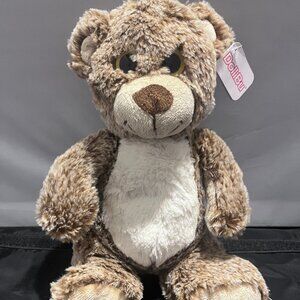 DolliBu Soft Brown Cuddly 12 inch Plush Stuffed Bear with Tag Stocking Stuffer